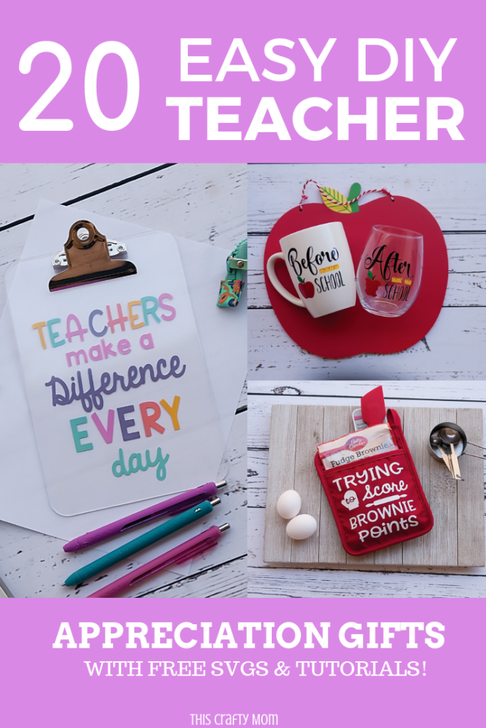 20+ DIY Teacher Appreciation Gifts - This Crafty Mom