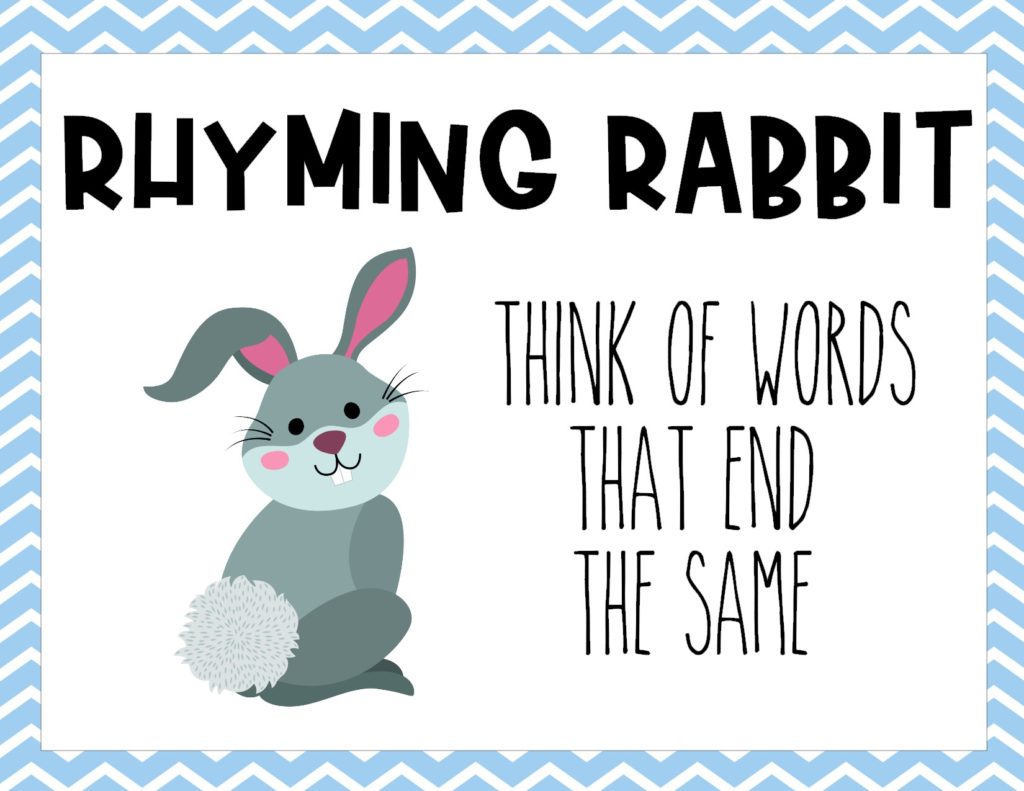 Teaching With Beginning Reading Strategies Rhyming Rabbit This Crafty Mom